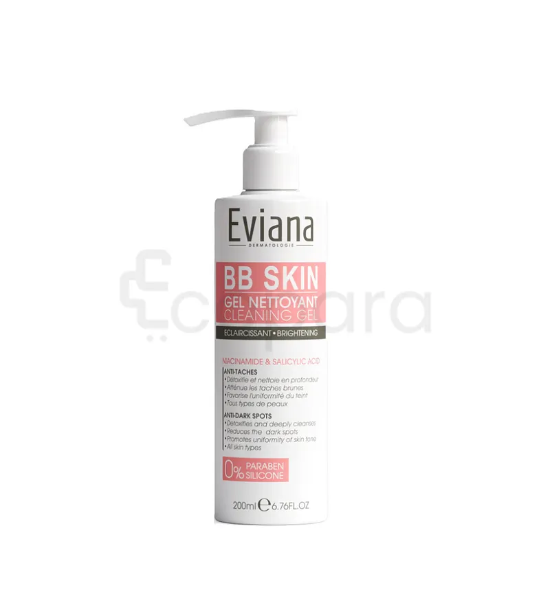 EVIANA BB SKIN GEL NETTOYANT ECLAIRCISSANT 200ML
