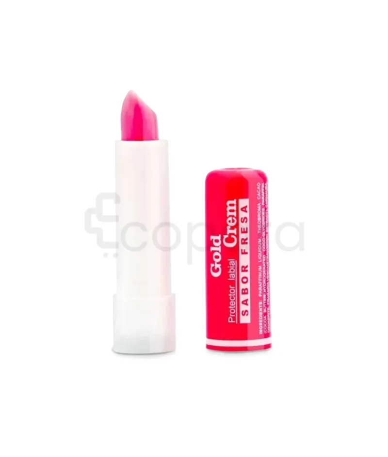 GOLD CREME PROTECTOR LABIAL FRAISE ROSE