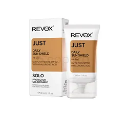 REVOX B77 JUST DAILY SUN SHIELD UVA+UVB FILTERS SPF50+ WITH HYALURONIC ACID 30ML