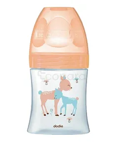 DODIE BIBERON SENTATION+ VERRE BEIGE BICHE TETINE PLATE D1 0-6MOIS 150ML