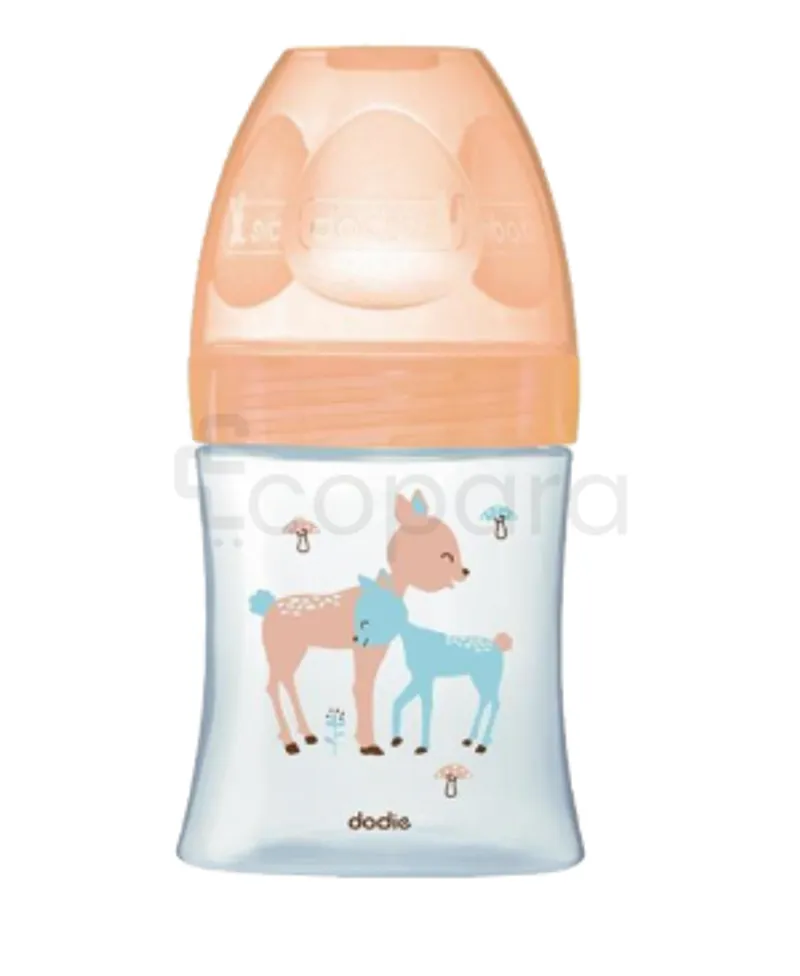 DODIE BIBERON SENTATION+ VERRE BEIGE BICHE TETINE PLATE D1 0-6MOIS 150ML