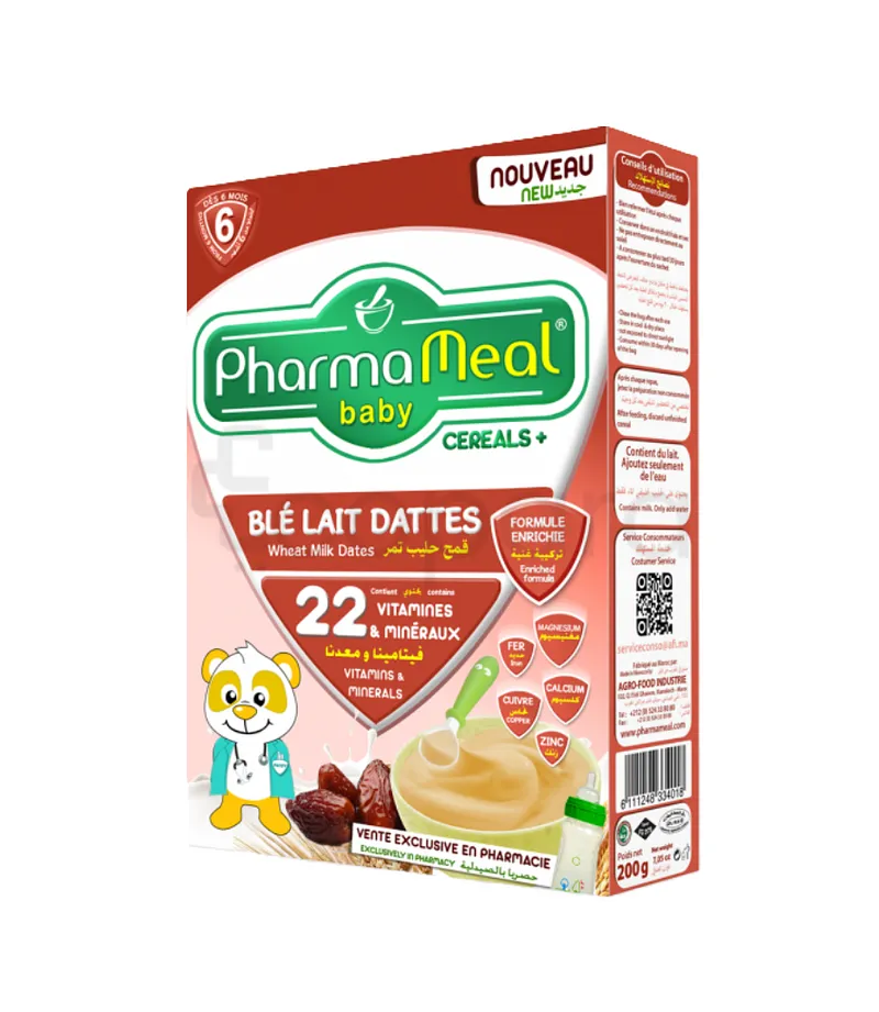 PHARMAMEAL BLE LAIT DATTE 200G