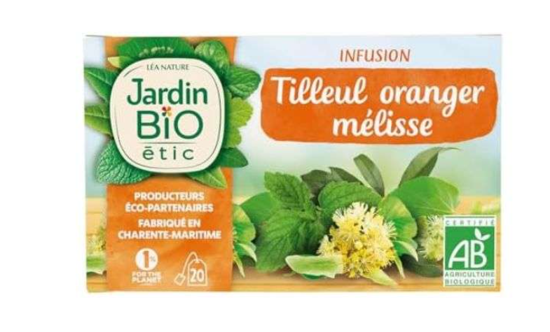 LEA NATURE JARDIN BIO INFUSION TILLEUL ORANGER MELISSE 30G