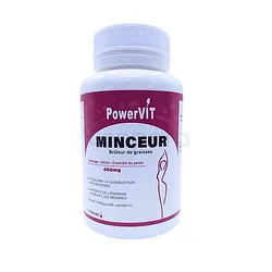 POWERVIT MINCEUR BRULEUR DE GRAISSES 400MG BOITE DE 30 GELULES