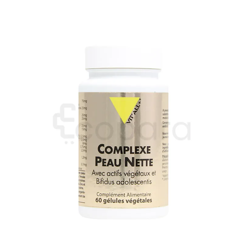 VITALL+ COMPLEXE PEAU NETTE 20G BOITE DE 60 GELULES