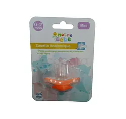 NOTRE BEBE SUCETTE MINI 0-2MOIS REFERENCE BPC067-F