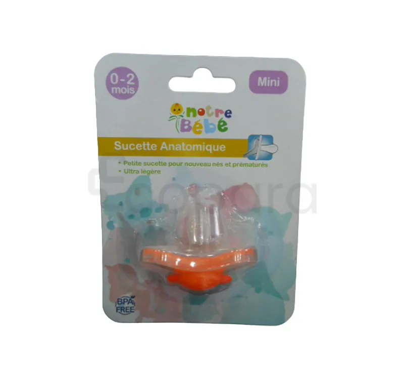 NOTRE BEBE SUCETTE MINI 0-2MOIS REFERENCE BPC067-F