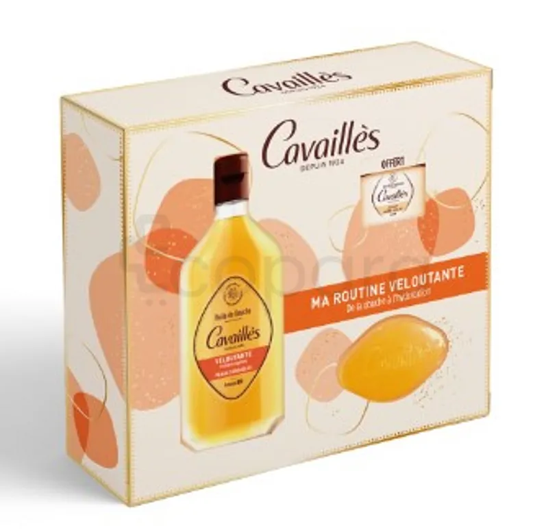 ROGE CAVAILLES COFFRET MA ROUTINE VELOUTANTE HUILE DE DOUCHE 250ML + SAVON 100G + CREME 50ML