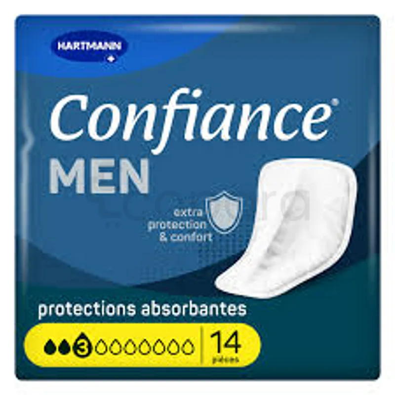 HARTMANN CONFIANCE MEN ABSORBANTE BOITE DE 14 REFERENCE 242113