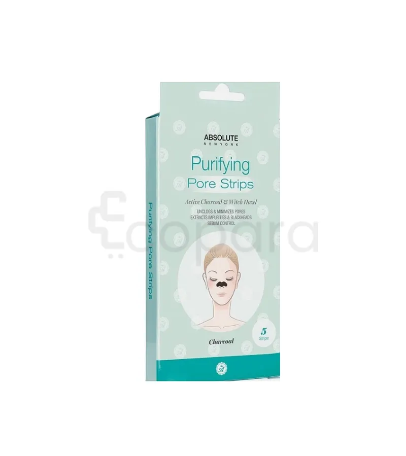ABSOLUTE NEW YORK PURIFYING PORE STRIPS CHARCOAL REFERENCE APS01
