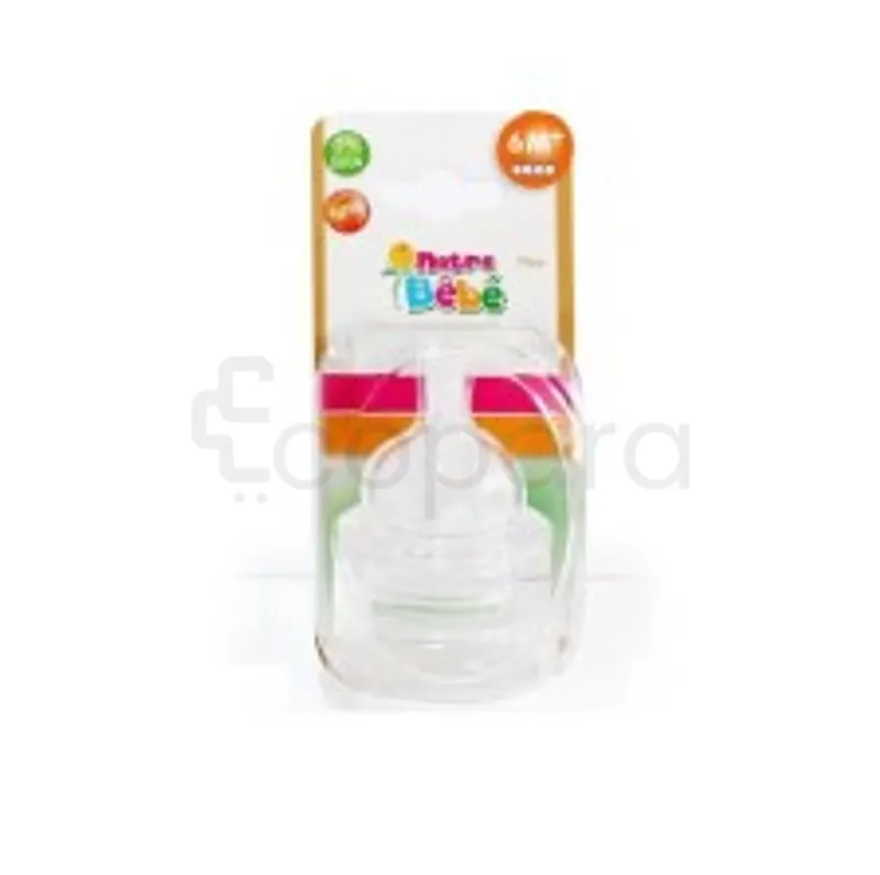 NOTRE BEBE 2 TETINES ANTI-COLIQUE DEBIT NOUVEAU NE +3MOIS REFERENCE BD061-27S
