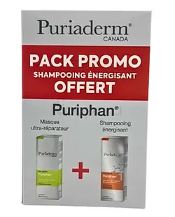 PURIADERM PACK PURIPHAN MASQUE ULTRA-REPARATEUR 200ML + PURIPHAN SHAMPOOING ENERGISSANT 200ML
