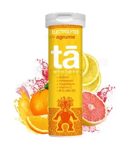 TA ELECTROLYTES AGRUME BOITE DE 12 COMPRIMES EFFERVESCENTS