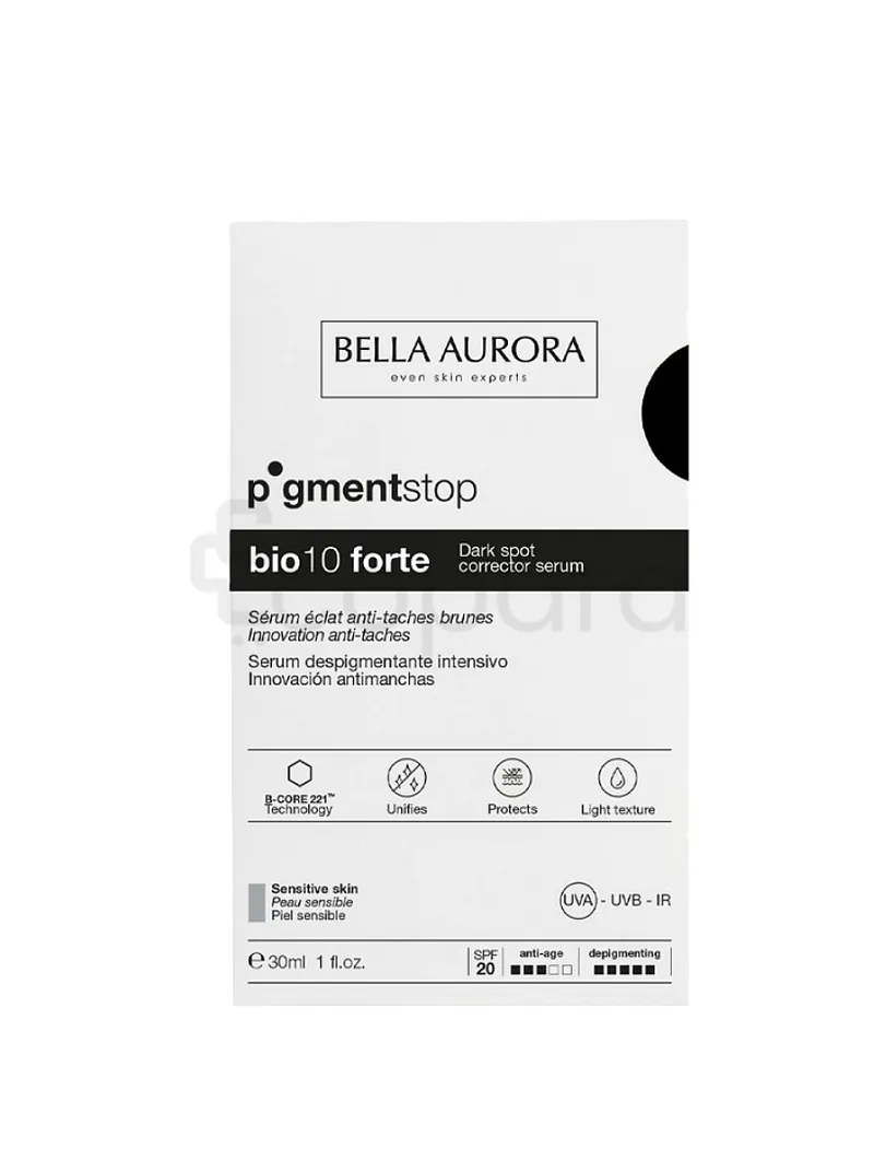 BELLA AURORA PIGMENTSTOP BIO 10 FORTE PEAU SENSIBLE 30ML