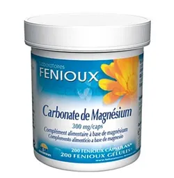 FENIOUX CARBONATE DE MAGNESIUM BOITE DE 200 GELULES