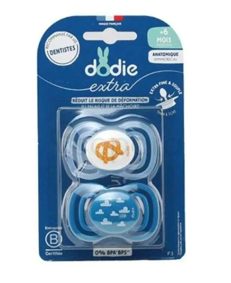 DODIE SUCETTE EXTRA FINE BLEU F3 +6MOIS