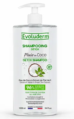 EVOLUDERM SHAMPOOING PLUIE DE COCO 1L