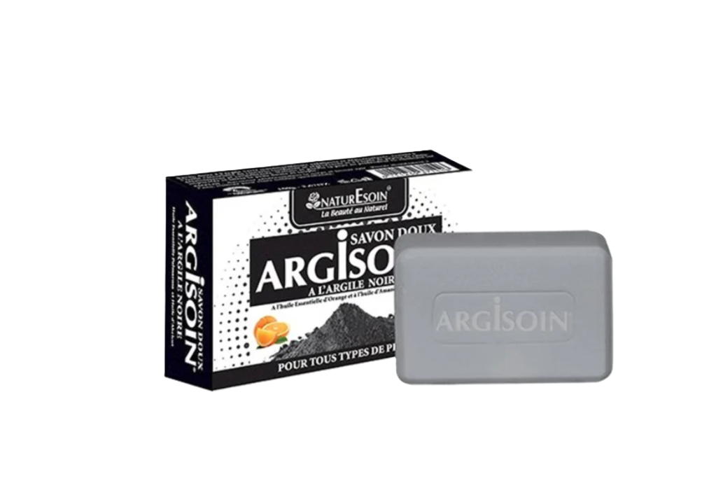 NATURESOIN ARGISOIN SAVON DOUX A L'ARGILE NOIRE 125G