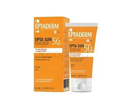 EPTADERM EPTA SUN SPF50+ ECRAN FLUIDE INVISIBLE 50ML