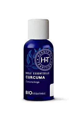 H&T HUILE DE ROSE CURCUMA BIO 5ML