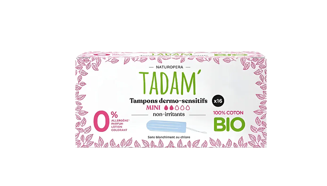 NATUROPERA TADAM' TAMPONS DERMO SENSITIFS MINI BOITE DE 16