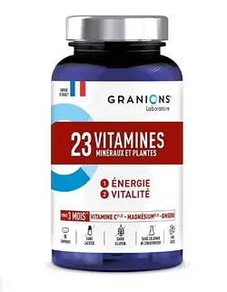 GRANIONS 23 VITAMINES MINERAUX ET PLANTES BOITE DE 90 COMPRIMES