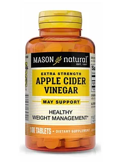 MASON NATURAL APPLE CIDER VINEGAR 500MG BOITE DE 100 CAPSULES