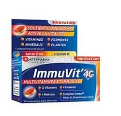 FORTE PHARMA IMMUVIT' MULTIVITAMINES ET IMMUNITE BOITE DE 30 COMPRIMES