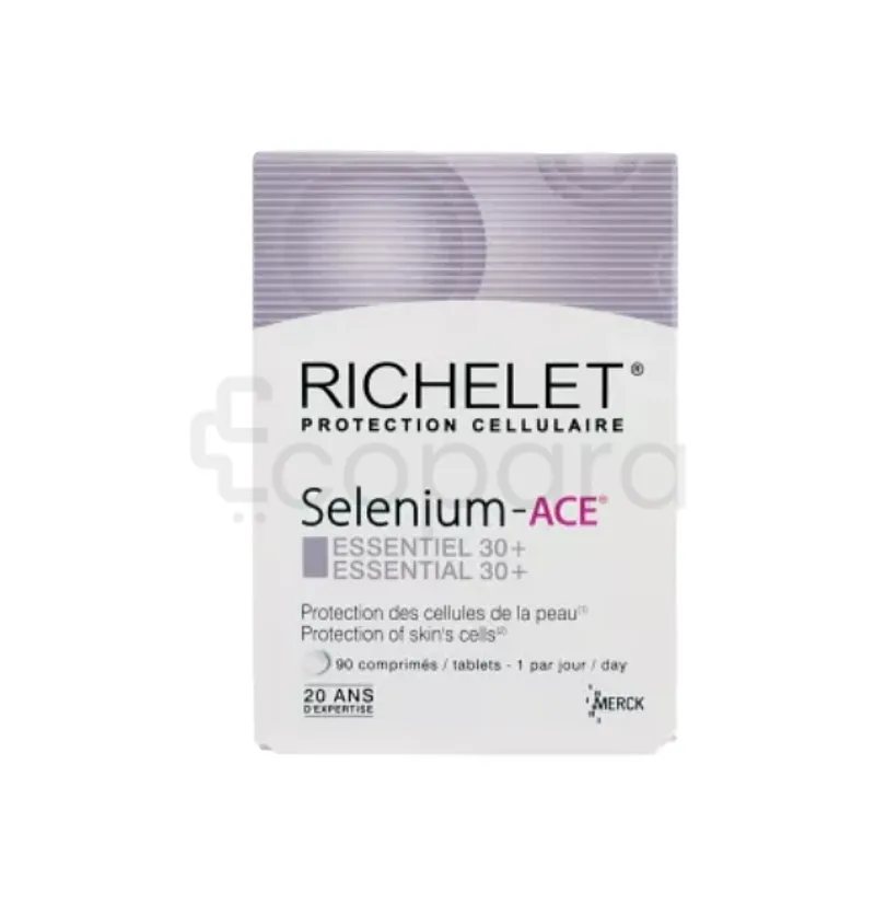 RICHELET SELENIUM ACE ESSENTIEL 30+ BOITE DE 90