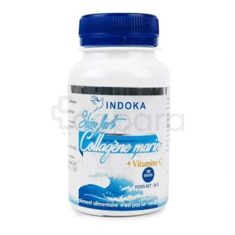 INDOKA COLLAGENE MARIN ET VITAMINE C BOITE DE 90 GELULES