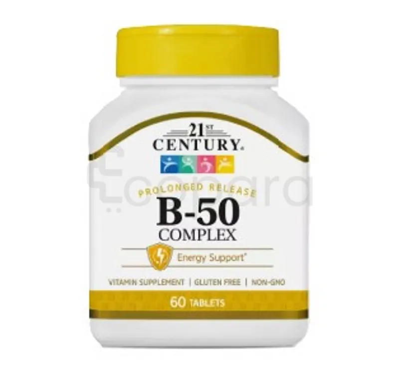 21ST CENTURY PROLONGED RELEASE B-50 COMPLEX BOITE DE 60 CAPSULES