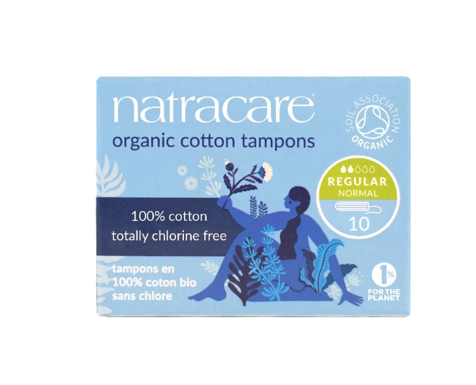 NATRACARE ORGANIC TAMPONS REGULAR 1*10 PIECES