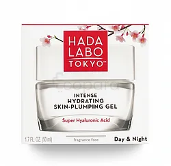 HADA LABO TOKYO JAPAN'S N°1 SKIN CARE LINE INTENSE HYDRATING SKIN-PLUMPING JOUR ET NUIT GEL SUPER HYALURONIC ACID 50ML