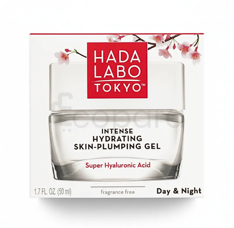 HADA LABO TOKYO JAPAN'S N°1 SKIN CARE LINE INTENSE HYDRATING SKIN-PLUMPING JOUR ET NUIT GEL SUPER HYALURONIC ACID 50ML