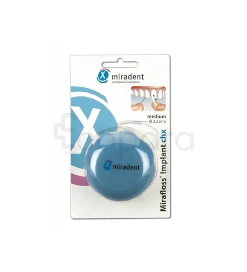 MIRADENT MIRAFLOSS IMPLANT CHX MED REFERENCE 630135