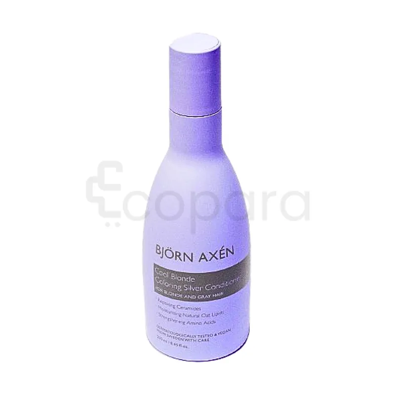 BJORN AXEN COOL BLOND COLORING SILVER CONDITIONER BLOND GRAY HAIR 250ML
