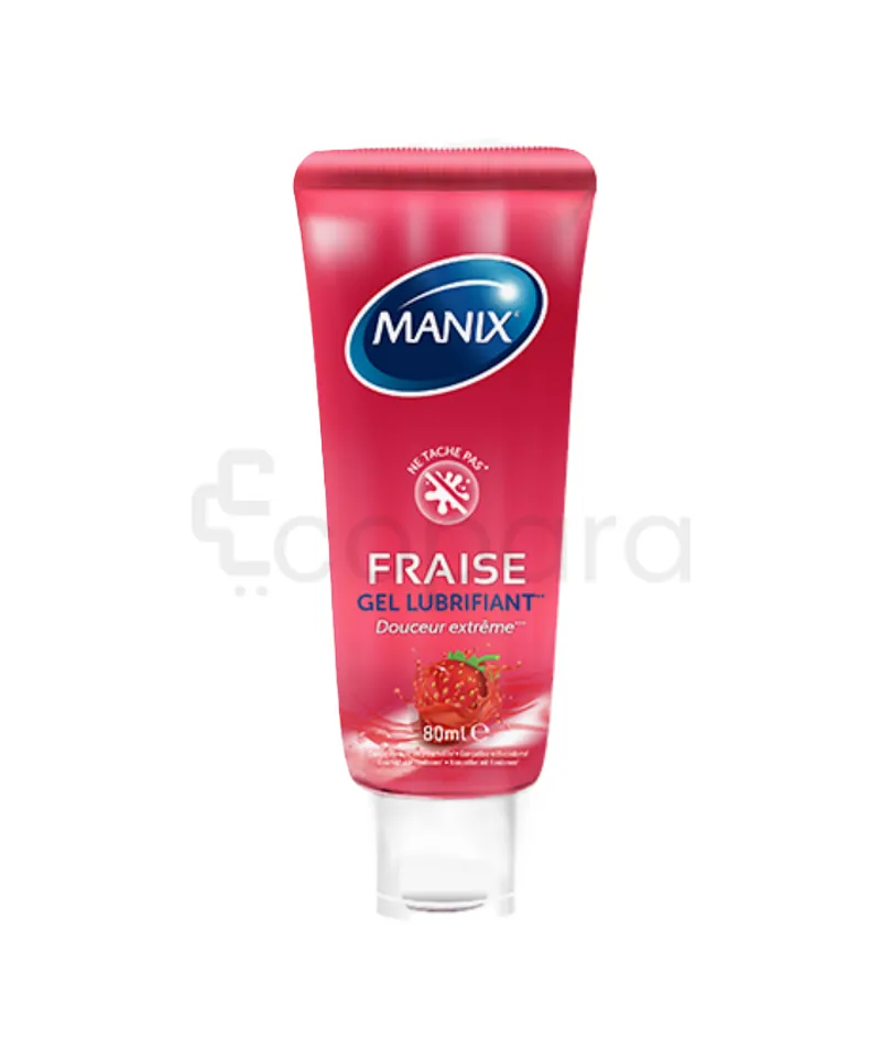 MANIX GEL LUBRIFIANT INTIME FRAISE 80ML