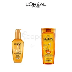 ELSEVE HUILE EXTRAORDINAIRE JOJOBA 100ML + SHAMPOOING HUILE EXTRAORDINAIRE JOJOBA 200ML