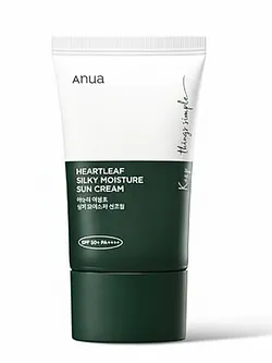 ANUA HEARTLEAF SILKY MOISTURE SUN CREAL SPF50+ 50ML