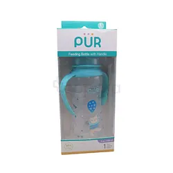 PUR BIBERON PLASTIQUE + BRAS ROSE