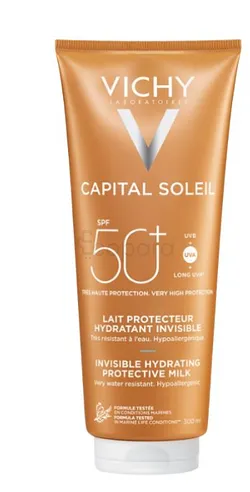 VICHY CAPITAL SOLEIL LAIT HYDRATANT PROTECTEUR FRAICHEUR SPF50+ 300ML