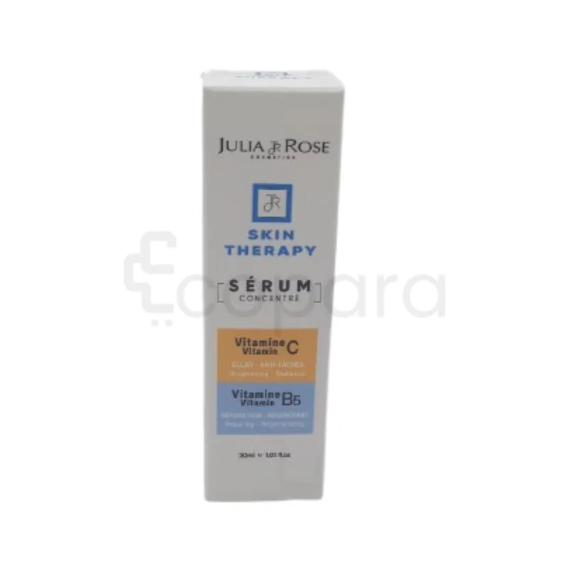 JULIA AND ROSE SKIN THERAPY SERUM VITAMINEC+VITAMINE B5 ECLAT ET PROTECTION 30ML