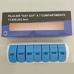 PILULIER DAY OUT 7J/7 COMPARTIMENTS REFERENCE AM09-014