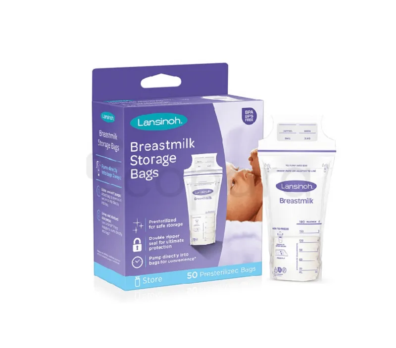 LANSINOH SACHETS DE CONSERVATION DE LAIT MATERNEL BOITE DE 50
