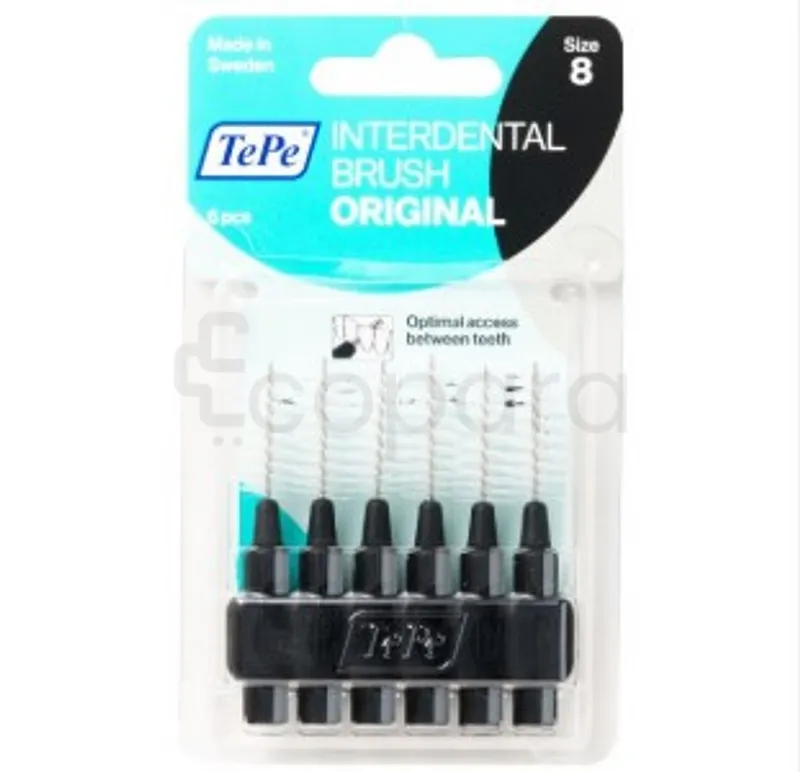 TEPE INTERDENTAL ORIGINAL NOIR 1.5MM TAILLE 8 BOITE DE 6