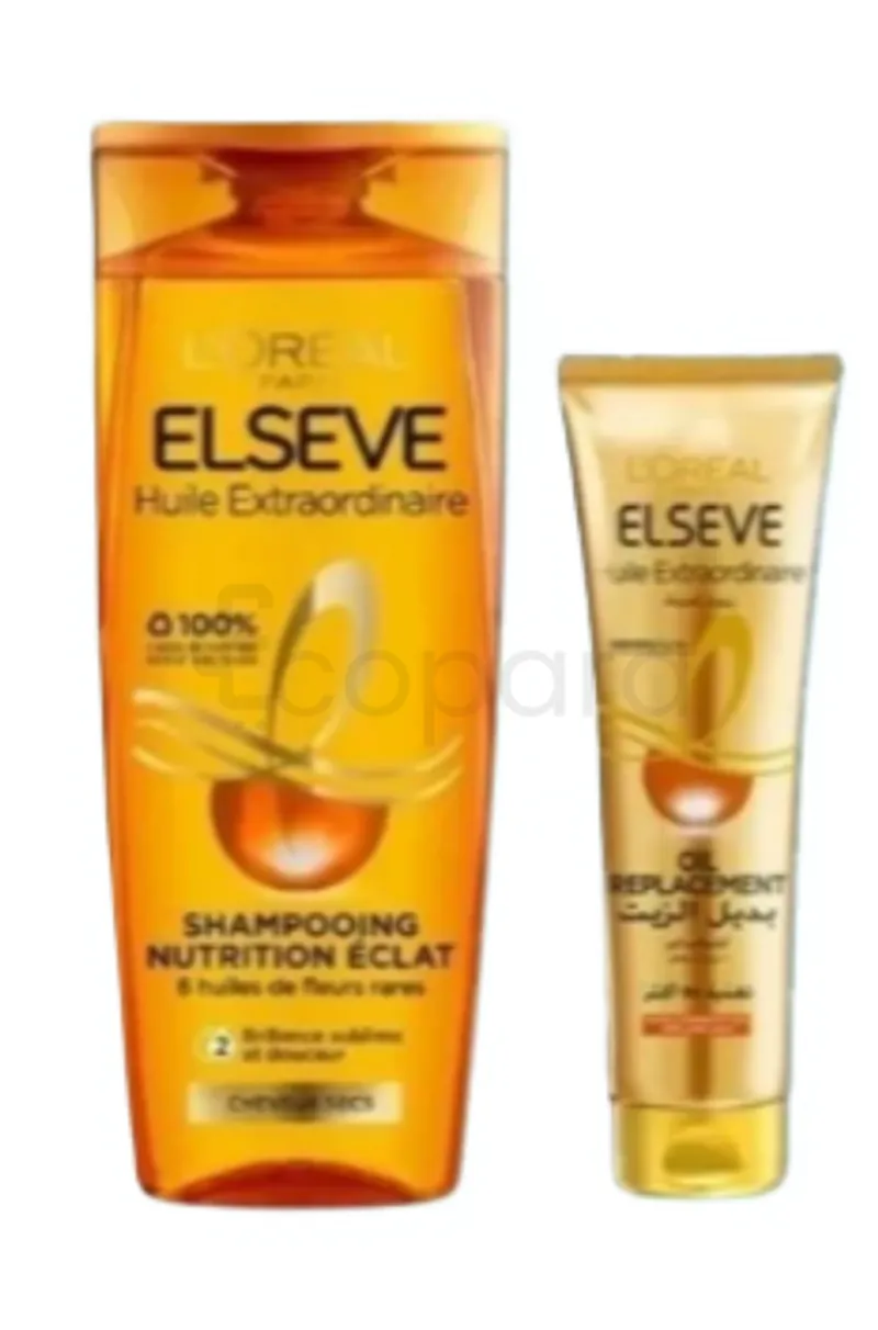 L'OREAL PACK PARIS SHAMPOOING NUTRITION ECLAT 400ML + OIL REPLACEMENT