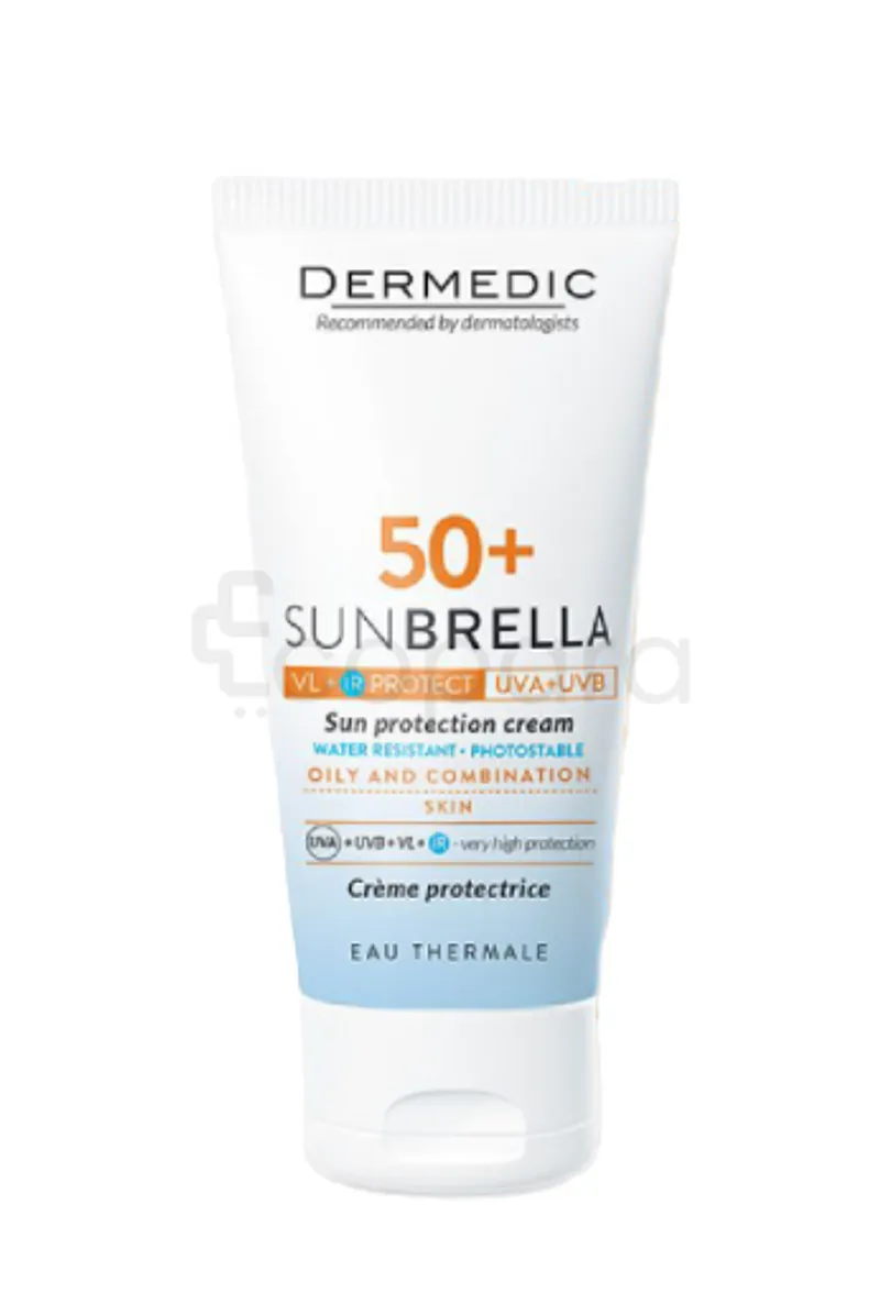 SUNBRELLA CREME SPF50+ PEAU MIXTE A GRASSE 50ML