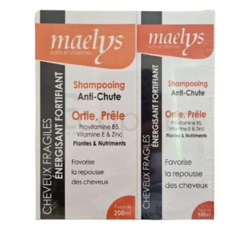 MAELYS PACK SHAMPOOING ORTIE PRELE 200ML + MAELYS SHAMPOOING ORTIE PRELE 100ML