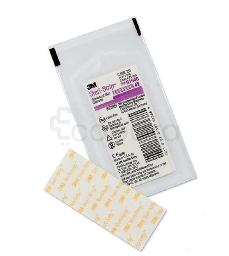 3M STERI-STRIP 3MM*75MM ROUGE