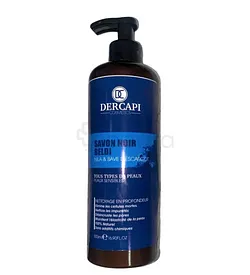 DERCAPI COSMETICS SAVON NOIR BELDI NILA ET BAVE D'ESCARGOT 500ML